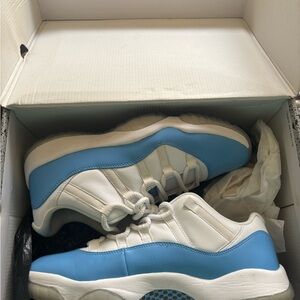 Men’s Carolina Blue Jordan 11 Retro Low Tops “UNC”